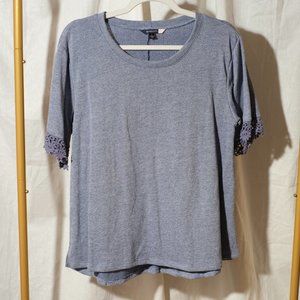 Modcloth Laced Sleeved T-shirt